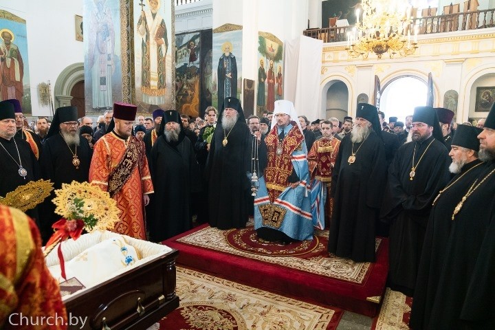 Епископ Леонид принял участие в прощании с архиепископом Пинским Стефаном