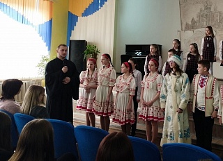Мероприятие, посвященное празднику Сретения Господня прошло в Гимназии г.Калинковичи