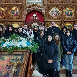 Собор Казанской иконы Божией Матери посетили с экскурсией студенты Полесского аграрного колледжа