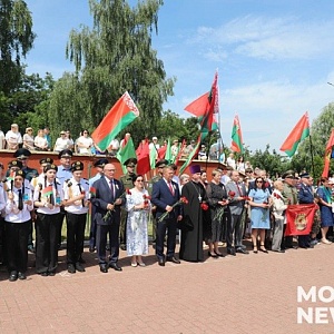 В Мозыре иерей Виталий Лехнович принял участие в митинге-реквиеме «Горящие сердца: память во имя будущего»